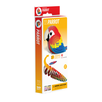 EUGY 3D kartoninis modelis „Papūga“