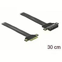 Delock Riser Card PCIe x4> x4 with flexible cable 30cm 85768