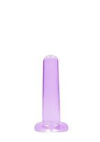 Varpos imitatorius su siurbtuku Non Realistic Dildo, 5,3''/ 13,5 cm, violetinė