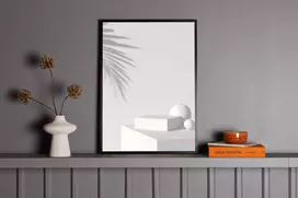 Paveikslas balta box - 50x70