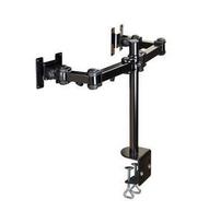 Monitoriaus laikiklis Stalinis laikiklis 2 LCD ekranams – NEWSTAR Full Motion Dual Desk Mount (spaustukas) FPMA-D960D – juodas