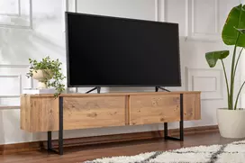 TV stovas, Serenity, Atlanto pušis Juoda, 180 x 50 x 29,5 cm