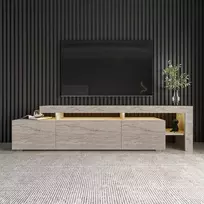 TV stovas, Belizas, travertinas, 192 x 53 x 37 cm