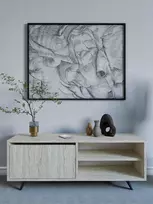 TV stovas, Maku, Travertinas, 120 x 47 x 35 cm