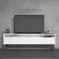 TV blokas, geriausias, baltas, 150 x 30 x 50 cm