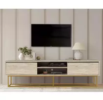 TV stovas, Rodez 180, Traverten, 180 x 50 x 40 cm