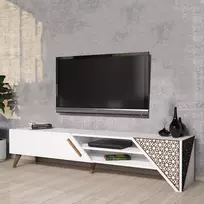 TV blokas, Beril, baltas, 180 x 37 x 40 cm