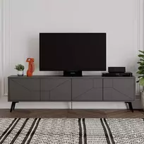 TV stovas, kopa, antracitas, 180 x 50 x 29,6 cm