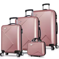 Lagaminų rinkinys (4 dalys), Myvalice, 8244, Rose Gold, 100 L