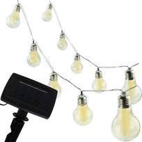 Soliarinė lauko girlianda lemputės Bulbs 10 LED