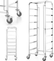 Hendi Transportavimo vežimėlis indaplovės krepšiams 7 x 500x500 mm - 810583