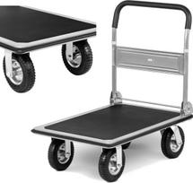 MSW Rankinis vežimėlis su platforma, sulankstomas iš 1 pusės, iki 300 kg 80 x 60 cm