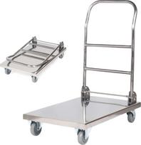 Royal Catering "HoReCa" sulankstomas plieninis platforminis vežimėlis 70x52 cm platforma