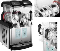 Royal Catering Granito dozatorius Slush granita ledų dozatorius dvigubas 2x 6L