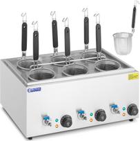 Royal Catering Makaronų viryklė su čiaupais 6 krepšeliai 3 x 6,5 l 3000 W