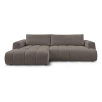Taupe spalvos sulankstoma/su sandėliavimo vieta kampinė sofa (su kairiuoju kampu/su gultu) Fuji – Bobochic Paris