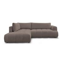 Taupe spalvos sulankstoma/su sandėliavimo vieta kampinė sofa (su kairiuoju kampu/„L“ formos) Fuji – Bobochic Paris
