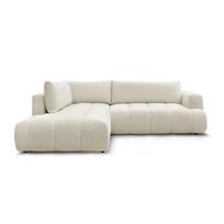 Smėlio spalvos sulankstoma/su sandėliavimo vieta kampinė sofa (su kairiuoju kampu/„L“ formos) Fuji – Bobochic Paris