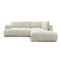 Smėlio spalvos sulankstoma/su sandėliavimo vieta kampinė sofa (su dešiniuoju kampu/„L“ formos) Fuji – Bobochic Paris