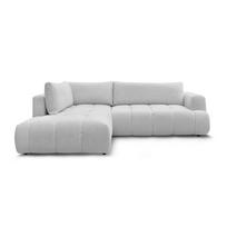 Šviesiai pilkos spalvos sulankstoma/su sandėliavimo vieta kampinė sofa (su kairiuoju kampu/„L“ formos) Fuji – Bobochic Paris