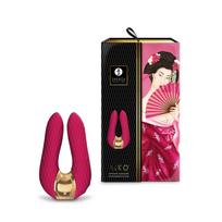 SHUNGA TOYS Shunga AIKO Intimate Dual-Motor Silicone Device, Raspberry, Rechargeable