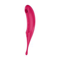 SATISFYER AIR PULSE Satisfyer Twirling Pro Tip Vibrator with App, Silicone, Waterproof, Black