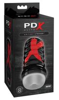PDX Elite PDX Elite Air Tight Frosted Manual Intimate Device, Transparent 19.1 cm