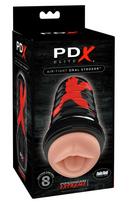 PDX Elite Pipedream PEE Air Tight Oral Stroker - Compact Intimate Device, 17.5 cm