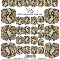 VS NAILS mini Nr.6 Pedikiūro plėvelės