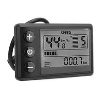 Elektrinio paspirtuko LCD ekrano matuoklis S866 24V 36V 48V 60V 6 kontaktų vandeniui atsparus ekrano valdymo skydelis