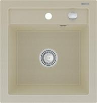Granitinė virtuvinė plautuvė Mexen Vito su sifonu, Beige