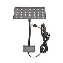 Prisegamas akvariumo apšvietimas, maitinamas USB, LED, reguliuojamas 10 lygių ryškumas, laiko valdymas, akvariumo spaustukas