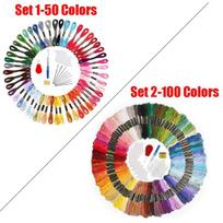 Sruogų siuvinėjimo rašiklio adatų rinkinys Siūlų perforavimo mezgimo rinkinys Moterų mama „Pasidaryk pats“ siuvimo priedai su pincetu Set 1-50 Colors