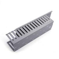Ugniai atsparus pilkas PVC atviras laidų kanalas – Nauja medžiaga, izoliuotas ir patobulintas 25H*25W