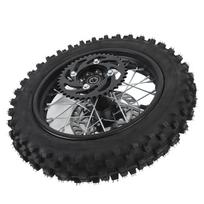 12 colių purvo motociklo galinio rato ratlankis 8010012 3.0012 Galinio rato padanga ir ratlankis Vidinis vamzdis 15 mm ašis