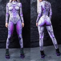 3D Skaitmeninė Spauda Sceniniai Kostiumai Suaugusiems Helovino Renginiai Karnavalo Teminis Vakarėlis Cosplay Apranga Vaidinimo Žaidimas Kombinezonas Adults S