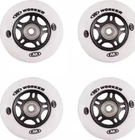 Ratukai riedučiams Worker 64 mm ABEC-5 Carbon