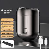 Mini elektrinis skustuvas Kelioninis Nešiojamas Vyrų Barzdos Peiliukas Ilgai Veikianti Baterija Naudojimas Šlapiu ir Sausu be Apsauginio Dangtelio Skustuvas English Manual