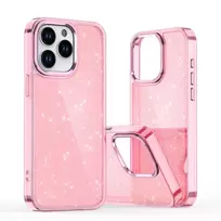 Glitter dėklas skirtas Apple iPhone 16e – rožinės spalvos
