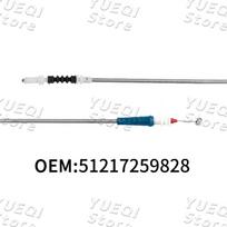 Automobilio priekinių durų kairės/dešinės užrakto rankena, atleidimo skląsčio trosas, OE:51217259828 BMW 3 F30 F31 F80 320i 328i 335i Priedai