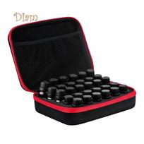Elens Store nešiojamas 10/15 ml eterinio aliejaus laikiklio dėklas Kelioninis laikymo krepšys 30 butelių 15ml violetinė