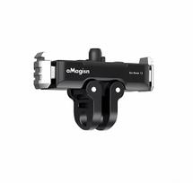 Magnetinis laikiklis GoPro Hero 13 - Metalinis greito atleidimo pagrindas su dvigubomis adapterio jungtimis AP16