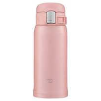 Zojirushi Vacuum Insulated Water Bottle 360ml, One-Touch Mug, Lightweight & Compact, Standard Type Hot/Cold Pink SM-SF36-PA