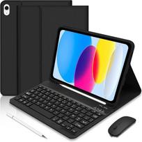 Dėklas-klaviatūra - BOOLING - iPad A16 - 11 colių - PU oda - Bluetooth - Pridedamas rašiklis ir pelė