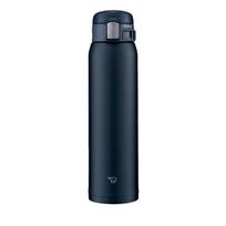 Zojirushi nerūdijančio plieno puodelis 600 ml vienu paspaudimu, lengvas ir kompaktiškas izoliuotas termosas, tamsiai mėlynas - SM-SF60-AD