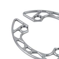 Chainring Guard Aluminum Alloy Separated Crankset Chain Wheel Protector Cover for 30T to 32T 104BCD