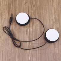 Cardo Freecom/Spirit motociklinio šalmo Bluetooth interkomui, minkštas laidinis mikrofonas, laidinis mikrofonas ir 3,5 mm garsiakalbis juoda