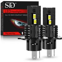 2 vnt. Canbus H4 LED priekinių žibintų lemputės High Low Beam 25000LM Automobilio Motociklo Žibintai 24 vnt. 3570 CSP Turbo LED Vario Vamzdžio Lempos Automobilio Moto Priekinis Žibintas 12V 6500K