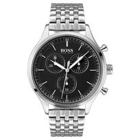 Hugo Boss 1513652 Chronografas Kvarcinis Vyriškas Laikrodis 44 sidabras