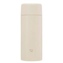 Zojirushi Stainless Steel Tumbler 360ml, Seamless Lid, Sand Beige, Easy to Clean, Integrated Stopper and Gasket, 2 Parts to Wash, SM-ZB36-CM